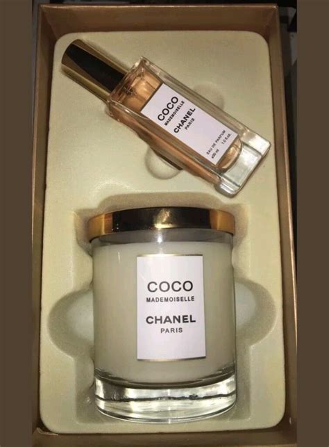 coco chanel perfume and candle set|coco mademoiselle perfume gift set.